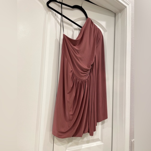 Misa Los Angeles One Shoulder Parveneh Dress In Brick - Picture 7 of 7